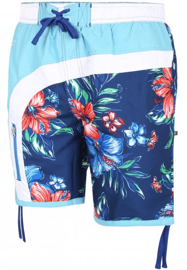 Kam Jeans 3003 Floral Panel Board Swimshorts - Apatinis trikotažas ir plaukimo apranga - Apatinis trikotažas - 2XL-8XL
