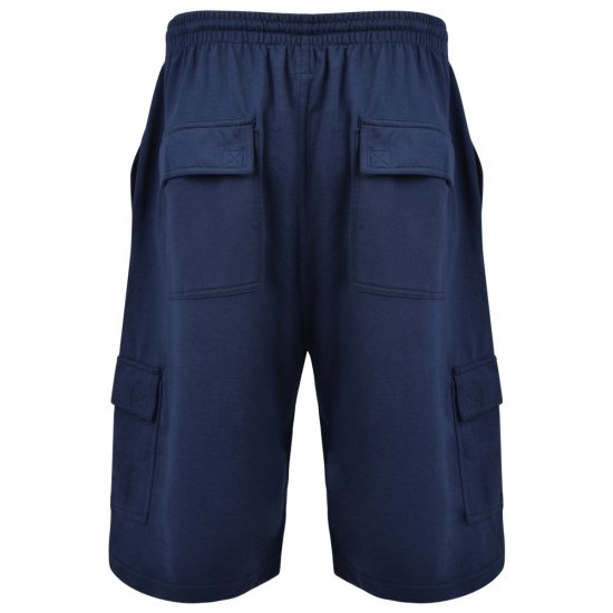 Kam Jeans Cargo Joggers shorts Navy - Laisvalaikio kelnės ir šortai - Laisvalaikio Kelnės ir Šortai - 2XL-12XL