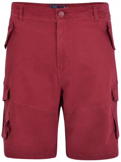 Kam Jeans 320 Cargoshorts Burgundy - Šortai - Šortai - W40-W60