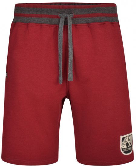 Kam Jeans 327 Jersey Shorts Burgundy - Laisvalaikio kelnės ir šortai - Laisvalaikio Kelnės ir Šortai - 2XL-12XL