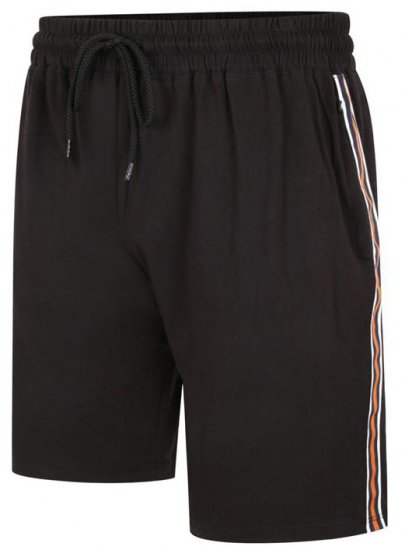 Kam Jeans 3300 Jog Shorts with Side Tape Black - Laisvalaikio kelnės ir šortai - Laisvalaikio Kelnės ir Šortai - 2XL-12XL