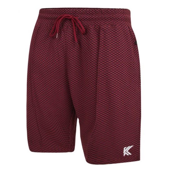 Kam Jeans 3305 Jaquard Mesh Shorts Burgundy - Laisvalaikio kelnės ir šortai - Laisvalaikio Kelnės ir Šortai - 2XL-12XL