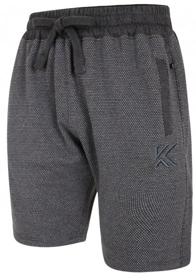 Kam Jeans 3310 Dobby Print Jog Shorts Charcoal - Laisvalaikio kelnės ir šortai - Laisvalaikio Kelnės ir Šortai - 2XL-12XL