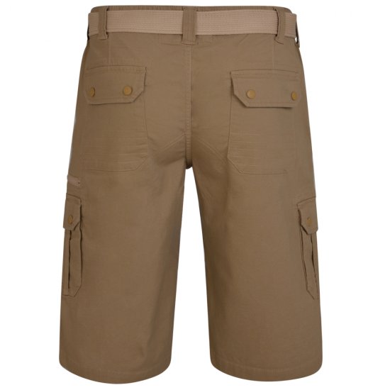 Kam Jeans 343 Cargoshorts Sand - Šortai - Šortai - W40-W60