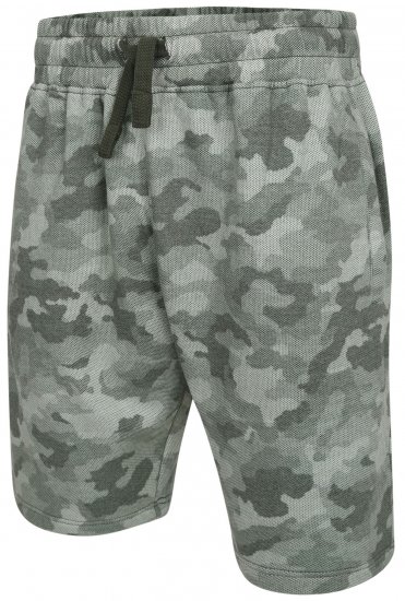 Kam Jeans 346 Camo Sweat Shorts Olive - Laisvalaikio Kelnės ir Šortai - Laisvalaikio Kelnės ir Šortai - 2XL-12XL