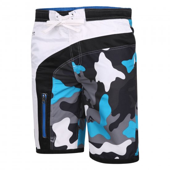 Kam Jeans 348 Camo Swimmers Black - Apatinis trikotažas ir plaukimo apranga - Apatinis trikotažas - 2XL-8XL