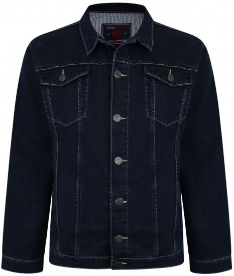Kam Jeans 405 Western Denim Jacket Indigo - Didelės vyriškos striukės - Didelės vyriškos striukės