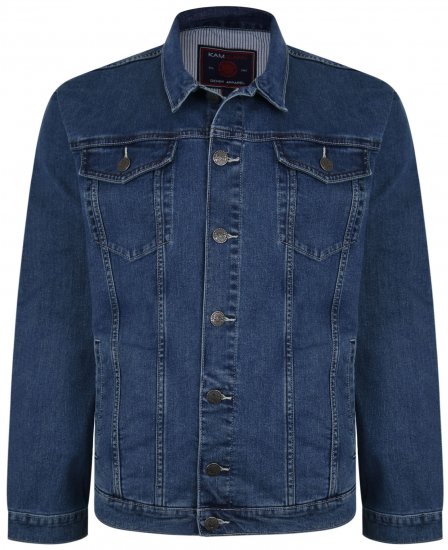 Kam Jeans 405 Western Denim Jacket Stonewash - Didelės vyriškos striukės - Didelės vyriškos striukės