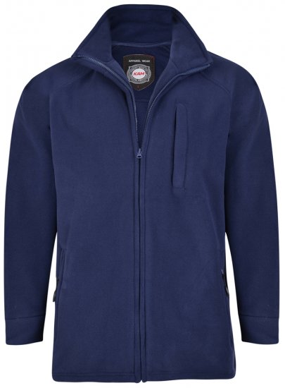 Kam Jeans 437 Fleece Jacket Navy - Megztiniai ir džemperiai - Megztiniai ir Džemperiai - 2XL-14XL