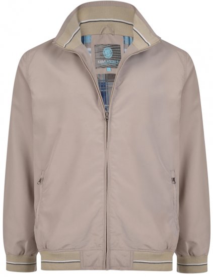 Kam Jeans 440 Jacket Taupe - Didelės vyriškos striukės - Didelės vyriškos striukės