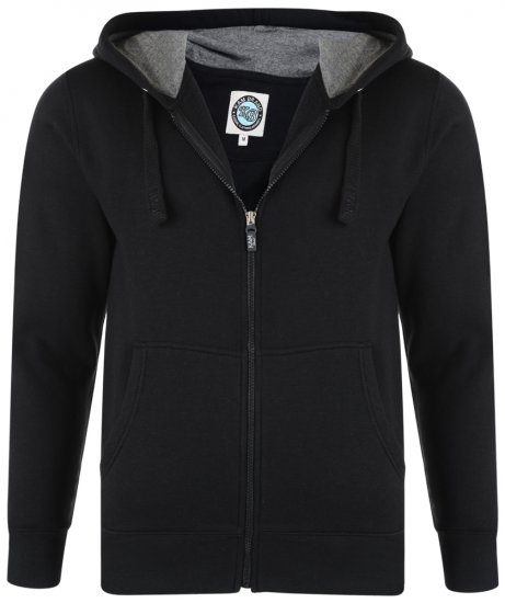 Kam Jeans Hoodie Black TALL SIZES - VYRIŠKI DRABUŽIAI MT-6XLT - Drabužiai aukštiems vyrams