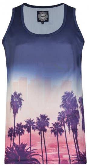 Kam Jeans 5250 Tank Top Navy - Marškinėliai - Marškinėliai - 2XL-14XL