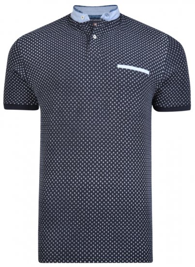 Kam Jeans 5269 Polo Black - Polo marškinėliai - Polo marškinėliai - 2XL-8XL