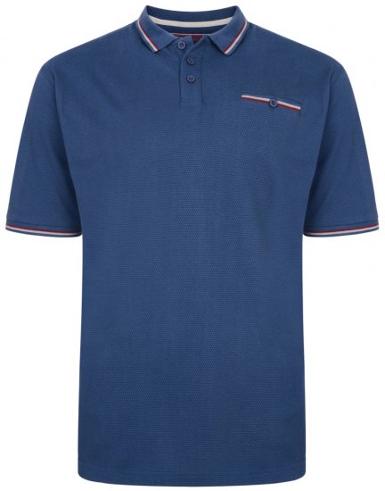 Kam Jeans 5291 Polo Denim - Polo marškinėliai - Polo marškinėliai - 2XL-8XL