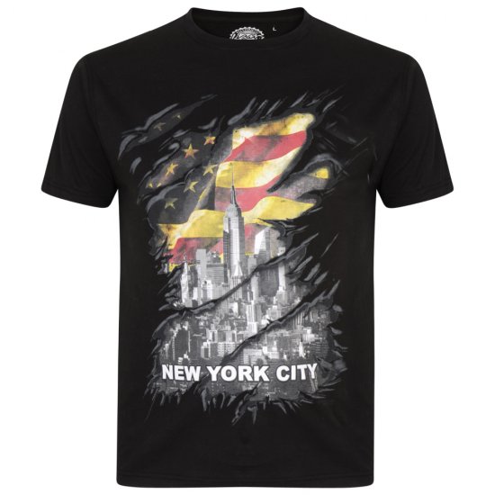 Kam Jeans 5312 T-shirt 2-pack - Marškinėliai - Marškinėliai - 2XL-14XL