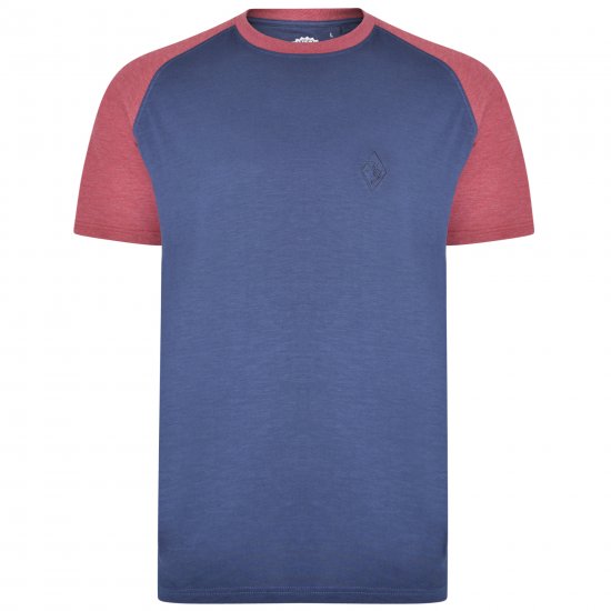 Kam Jeans 5314 Twin pack T-shirts Black/Navy - Marškinėliai - Marškinėliai - 2XL-14XL