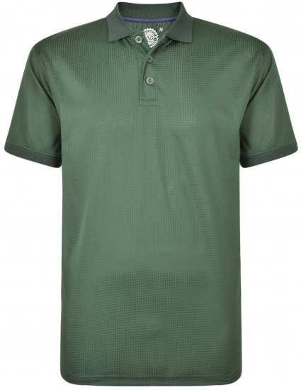 Kam Jeans Technical Lightweight Polo Forest Green - Sportiniai drabuziai & outdoor - Dideliu dydziu sportiniai drabuziai vyrams