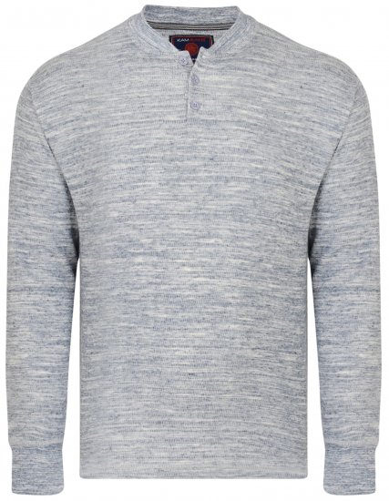 Kam Jeans 5424 Button collar Sweatshirt - Megztiniai ir džemperiai - Megztiniai ir Džemperiai - 2XL-14XL