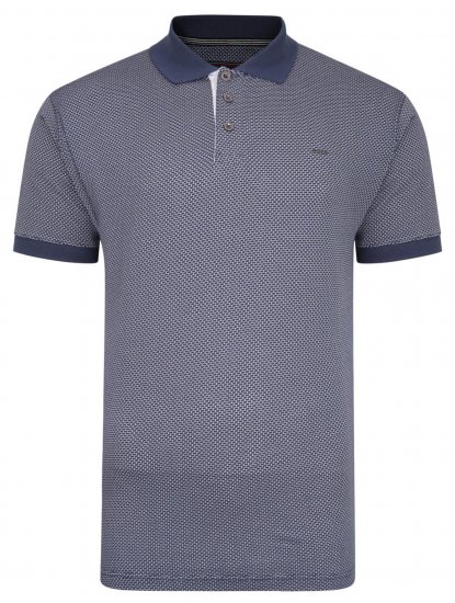Kam Jeans Casual Look Polo Insignia Blue - Polo marškinėliai - Polo marškinėliai - 2XL-8XL