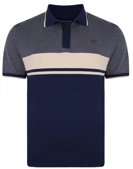 Kam Jeans 5438 Textured Weave Polo - Polo marškinėliai - Polo marškinėliai - 2XL-8XL