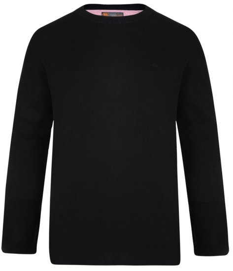 Kam Jeans Knitted Sweater Black - Megztiniai ir džemperiai - Megztiniai ir Džemperiai - 2XL-14XL
