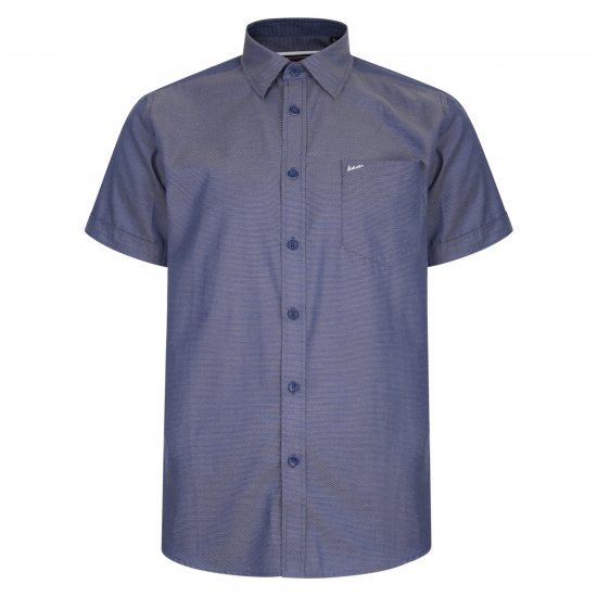 Kam Jeans 6203 Smart/Casual Shirt Indigo - Marškiniai - Marškiniai - 2XL-8XL