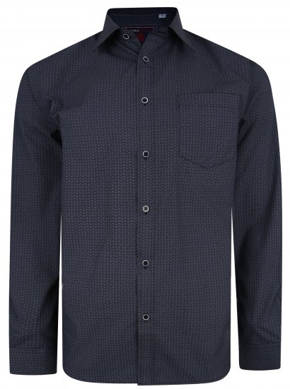 Kam Jeans 6209 LS Smart Pattern Print Shirt - Marškiniai - Marškiniai - 2XL-8XL