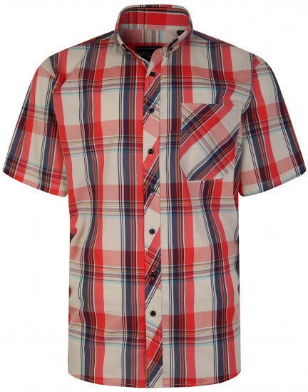 Kam Jeans 6255 Short sleeve Shirt Multi colour - Marškiniai - Marškiniai - 2XL-8XL