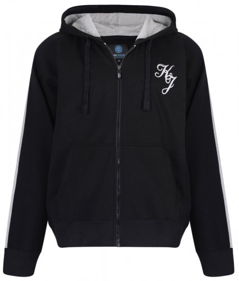 Kam Jeans 7005 Hoodie Black - Megztiniai ir džemperiai - Megztiniai ir Džemperiai - 2XL-14XL