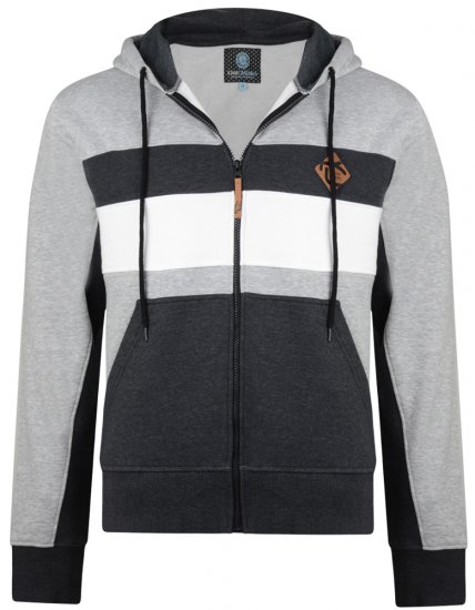 Kam Jeans 701 Cut and Sew Hoodie Grey - Megztiniai ir džemperiai - Megztiniai ir Džemperiai - 2XL-14XL