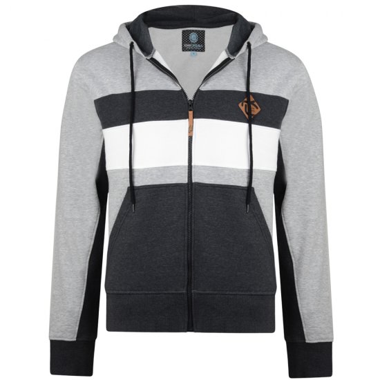 Kam Jeans 701 Cut and Sew Hoodie Grey - Megztiniai ir džemperiai - Megztiniai ir Džemperiai - 2XL-14XL