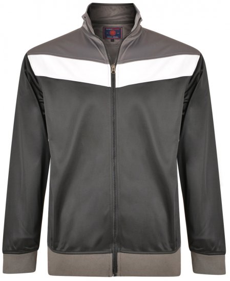 Kam Jeans 7014 Track Jacket Black - Megztiniai ir džemperiai - Megztiniai ir Džemperiai - 2XL-14XL