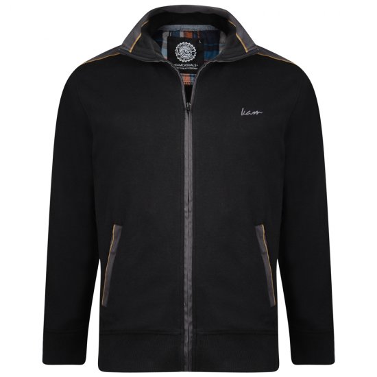 Kam Jeans 714 Shoulder Panel Sweater Black - Megztiniai ir džemperiai - Megztiniai ir Džemperiai - 2XL-14XL