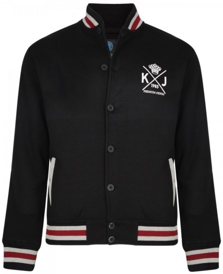 Kam Jeans 719 Button Sweater Black - Megztiniai ir džemperiai - Megztiniai ir Džemperiai - 2XL-14XL