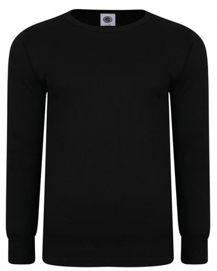 Kam Jeans 832 LS Thermal T-Shirt Black - Apatinis trikotažas ir plaukimo apranga - Apatinis trikotažas - 2XL-8XL