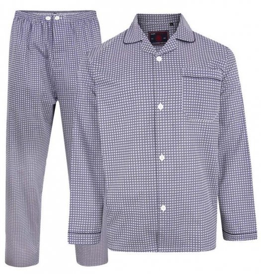 Kam Jeans 879 Dobby Print Pyjama Set - Apatinis trikotažas ir plaukimo apranga - Apatinis trikotažas - 2XL-8XL