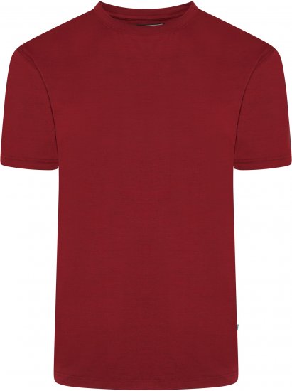 Kam Jeans AP001 XT Active Performance Marl Tee Burgundy - Marškinėliai - Marškinėliai - 2XL-14XL