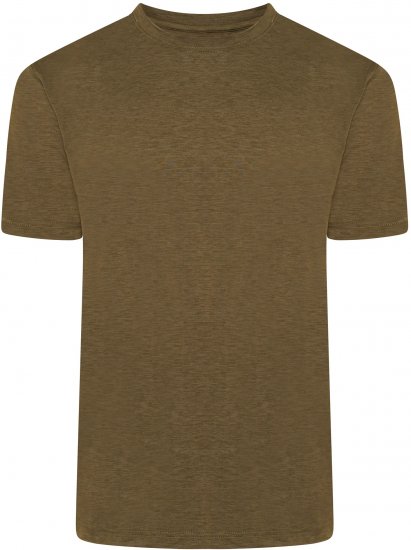 Kam Jeans AP001 XT Active Performance Marl Tee Khaki - Marškinėliai - Marškinėliai - 2XL-14XL