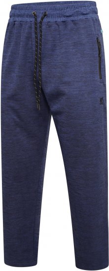 Kam Jeans AP006 Active Performance Marl Jog Pants Indigo - Laisvalaikio kelnės ir šortai - Laisvalaikio Kelnės ir Šortai - 2XL-12XL
