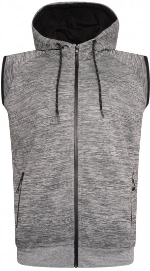 Kam Jeans AP007 Active Performance Sleeveless Hoody Grey - Megztiniai ir džemperiai - Megztiniai ir Džemperiai - 2XL-14XL