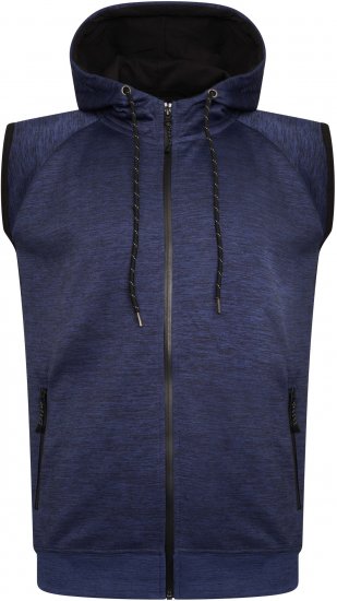 Kam Jeans AP007 Active Performance Sleeveless Hoody Indigo - Megztiniai ir džemperiai - Megztiniai ir Džemperiai - 2XL-14XL