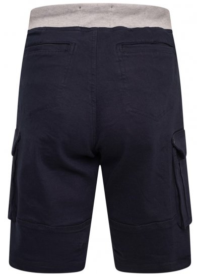 Kam Jeans Elvio Rib Waist Stretch Shorts Navy - Šortai - Šortai - W40-W60