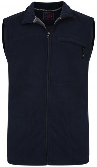 Kam Jeans KV99 Fleece Vest Navy - Sportiniai drabuziai & outdoor - Dideliu dydziu sportiniai drabuziai vyrams