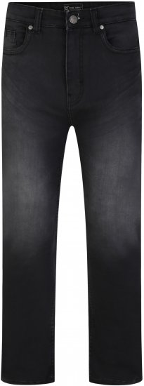Kam Jeans Nunez Knitted Denim Stretch Fashion Jeans Charcoal - Džinsai ir kelnės - Džinsai ir Kelnės - W40-W70