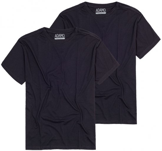 Adamo Kilian Regular fit 2-pack T-shirt Navy - Marškinėliai - Marškinėliai - 2XL-14XL