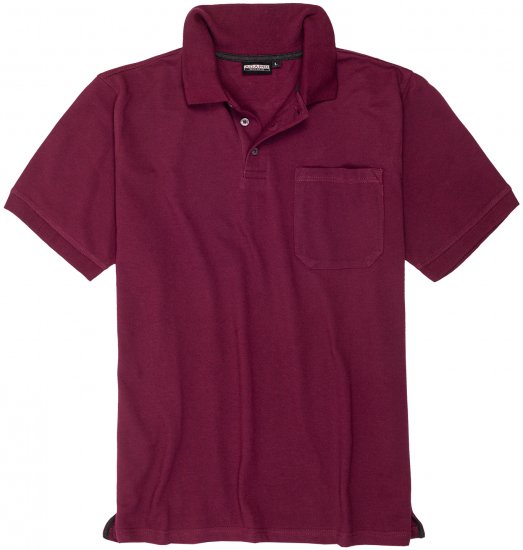 Adamo Klaas Regular fit Polo Shirt with Pocket Blackberry - Polo marškinėliai - Polo marškinėliai - 2XL-8XL