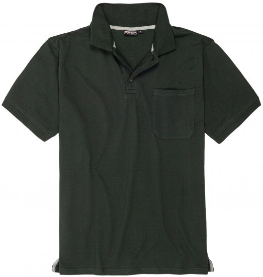 Adamo Klaas Regular fit Polo Shirt with Pocket Pine Green - Polo marškinėliai - Polo marškinėliai - 2XL-8XL