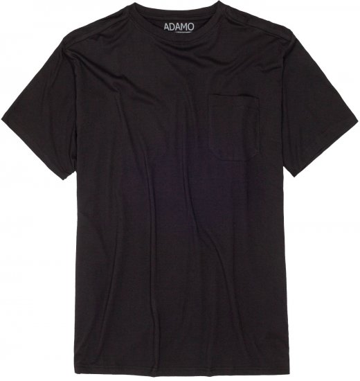 Adamo Kody Regular fit T-shirt with Pocket Black - Marškinėliai - Marškinėliai - 2XL-14XL