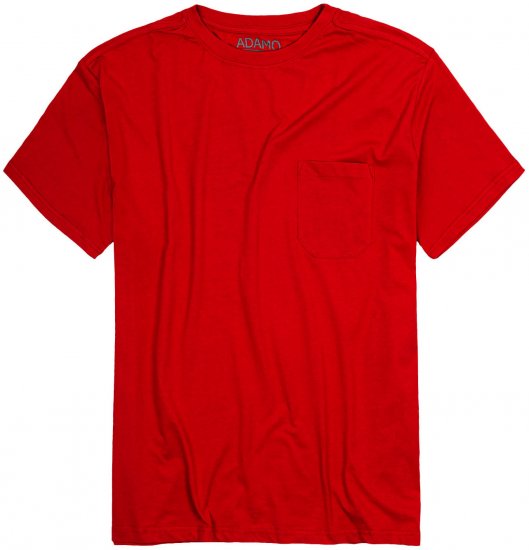 Adamo Kody Regular fit T-shirt with Pocket Red - Marškinėliai - Marškinėliai - 2XL-14XL