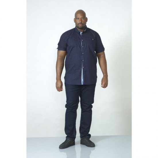 D555 Kurt Printed Short Sleeve Shirt - Marškiniai - Marškiniai - 2XL-8XL